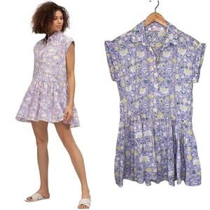 Ro's Garden Morgana Mini Dress in Padma Lilac M